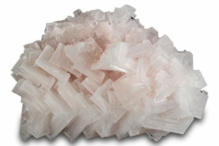 Pink Halite Crystal Cluster - Trona, California #279826